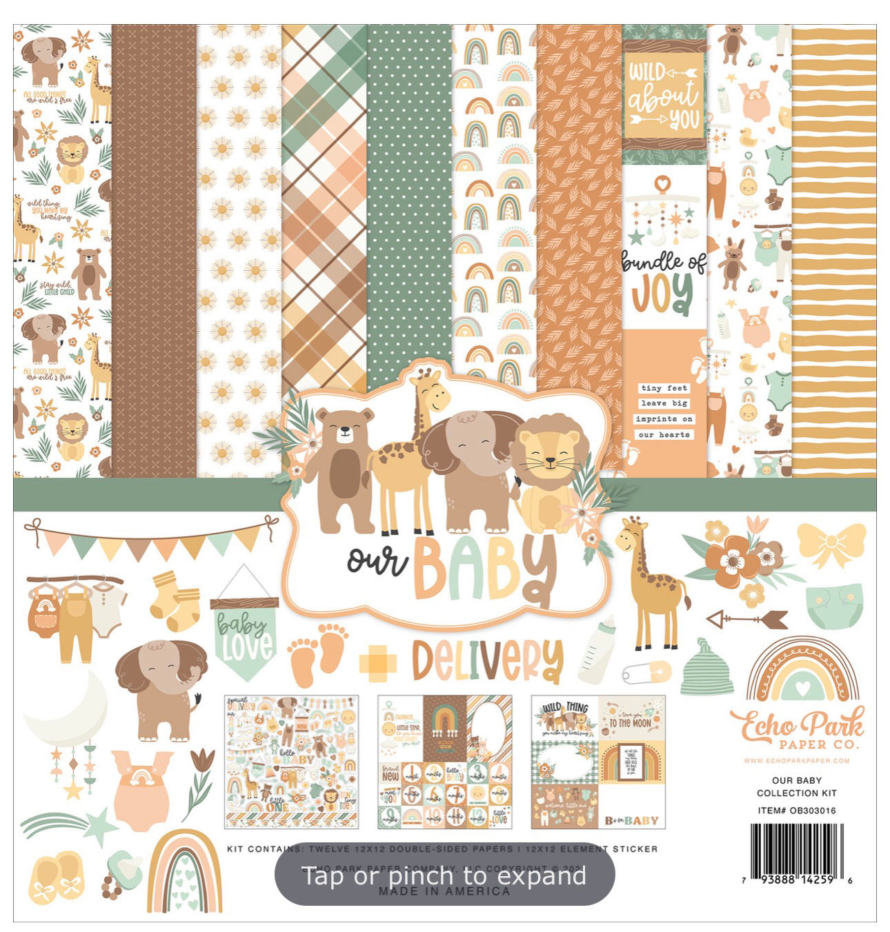 Echo Park Our Baby Collection Kit