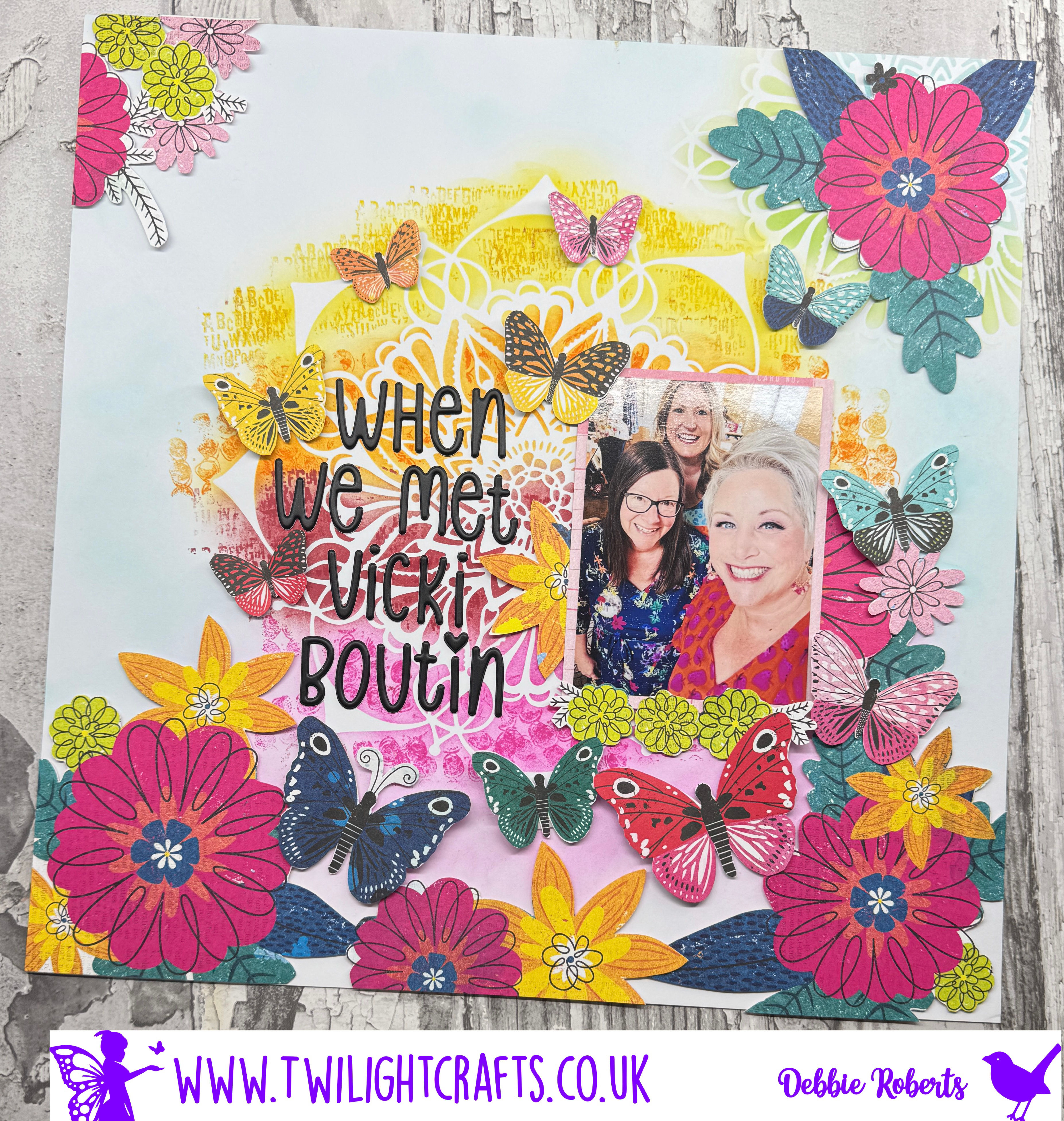 Twilight Scrapbook Layout Kit When we met Vicki Boutin