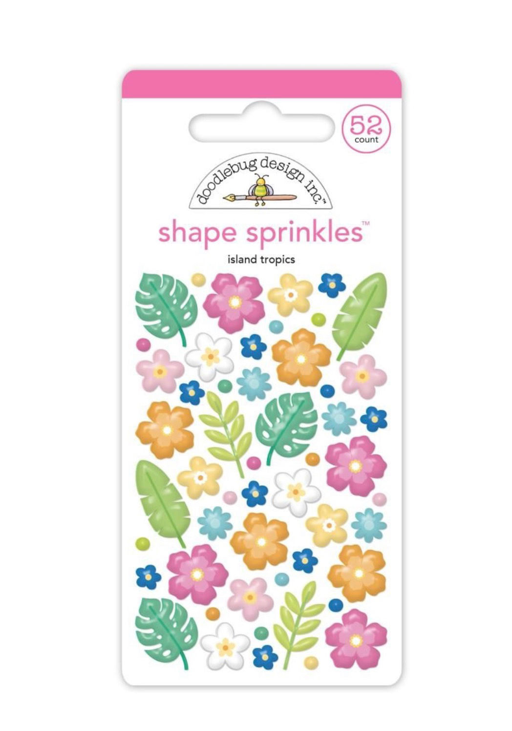 Doodlebug Design Shape Sprinkles Island Tropics