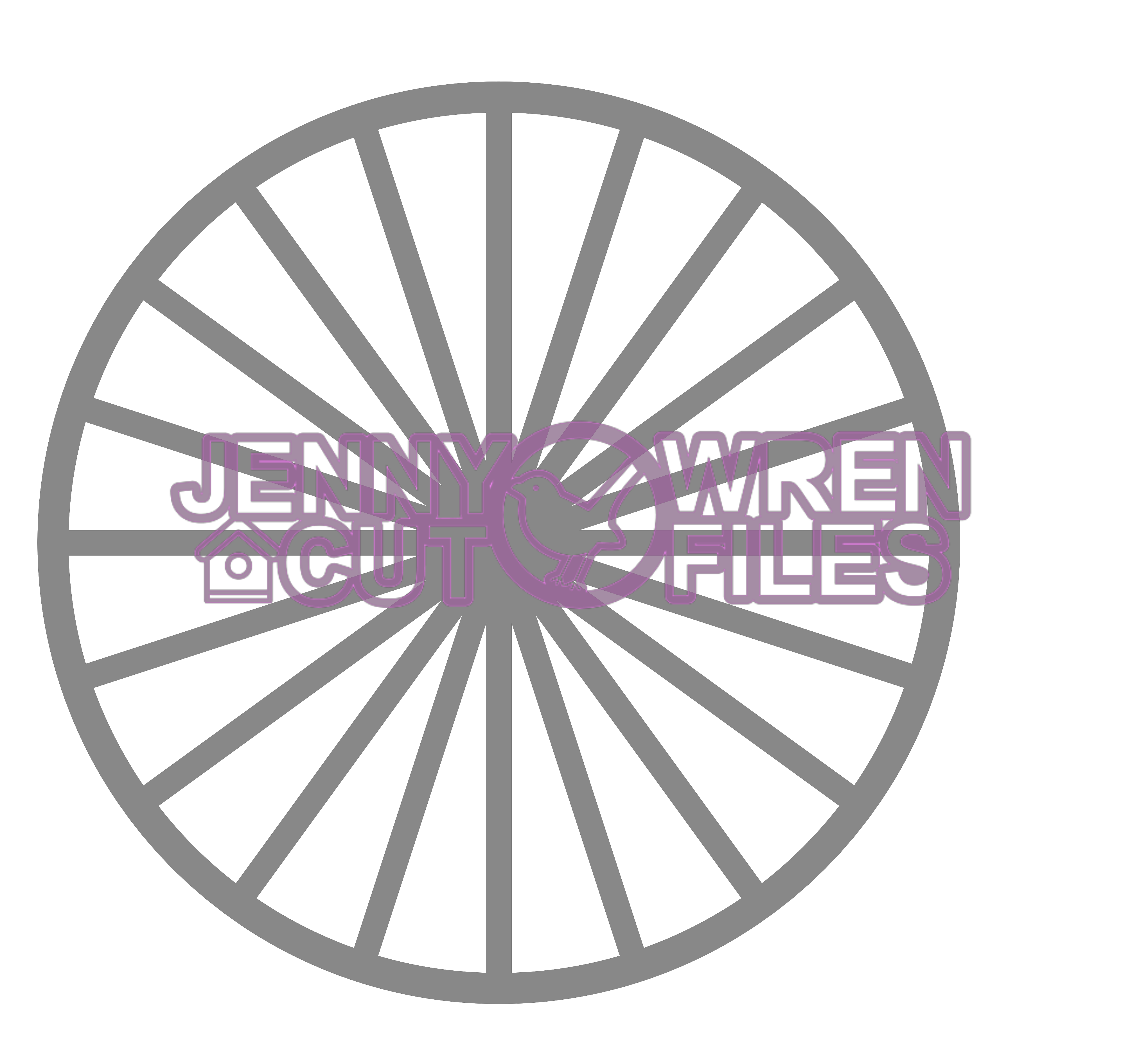 JWCF 678 starburst circle