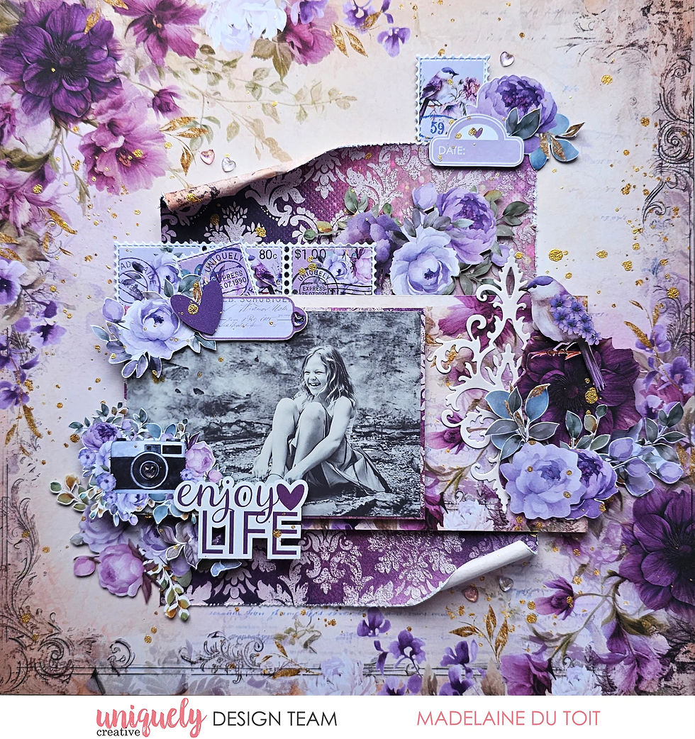 Thumbnail: Uniquely Creative Ultraviolet Delight Very Violet  12x12 Paper