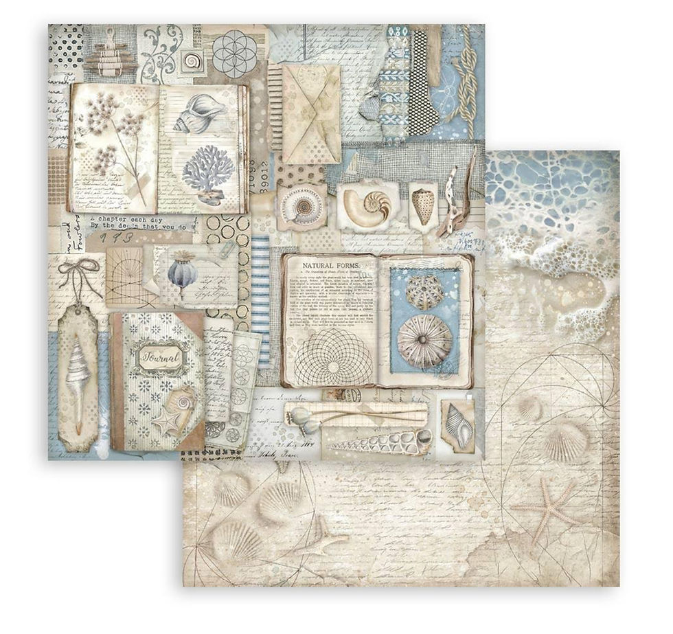 Thumbnail: Copy of Stamperia Silent Sea 8 x 8 Papers Selectionp