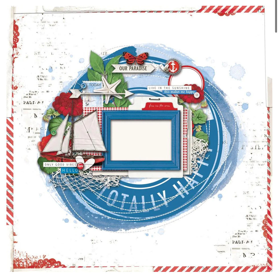 Thumbnail: 49 and Market Summer Porch 12 x 12 Page Kit