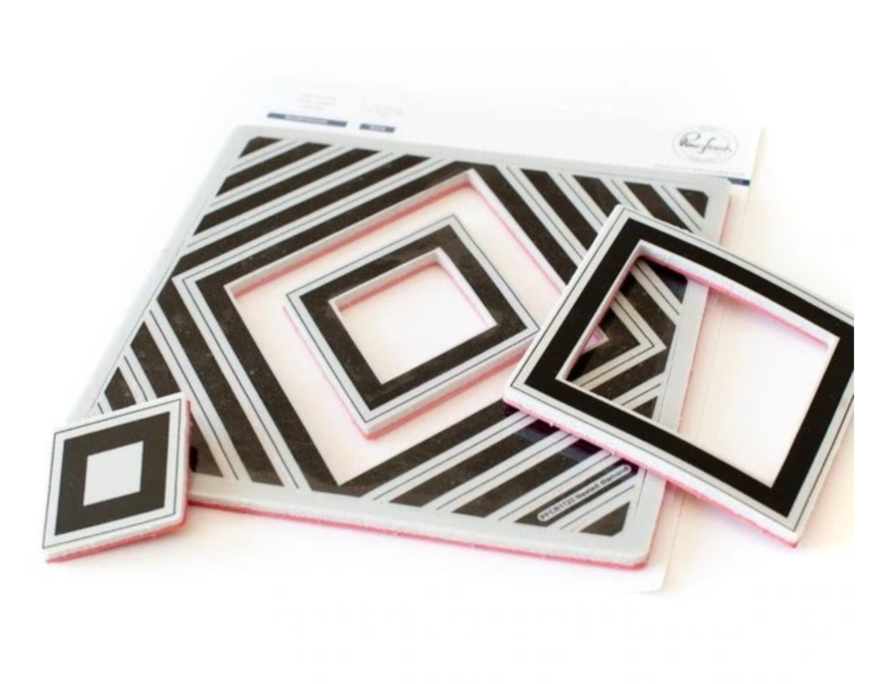 Pinkfresh Studio Nested Diamond Stamp 6x6 inch