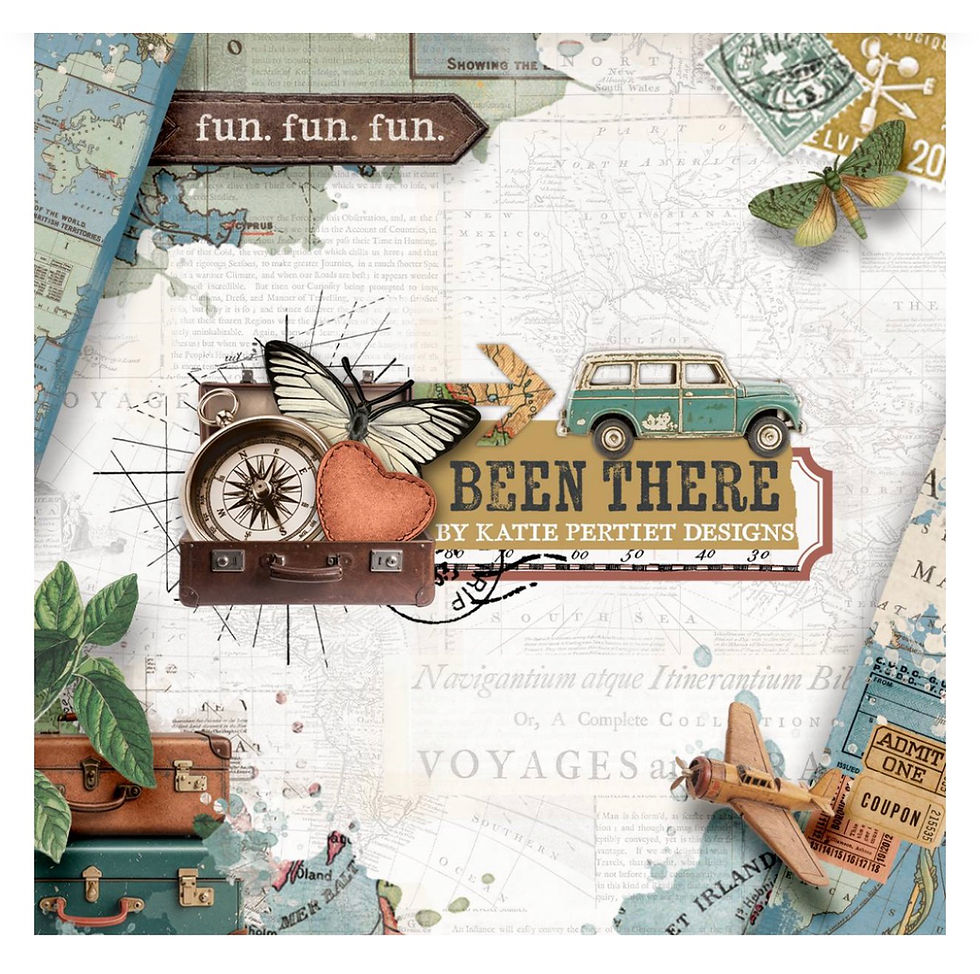 Thumbnail: Been There Arden Creative Studio Makers Series World Traveller Stamp Set