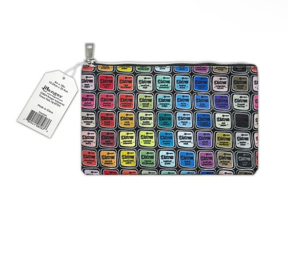 Tim Holtz Ranger Distress Zipper Bag - Small