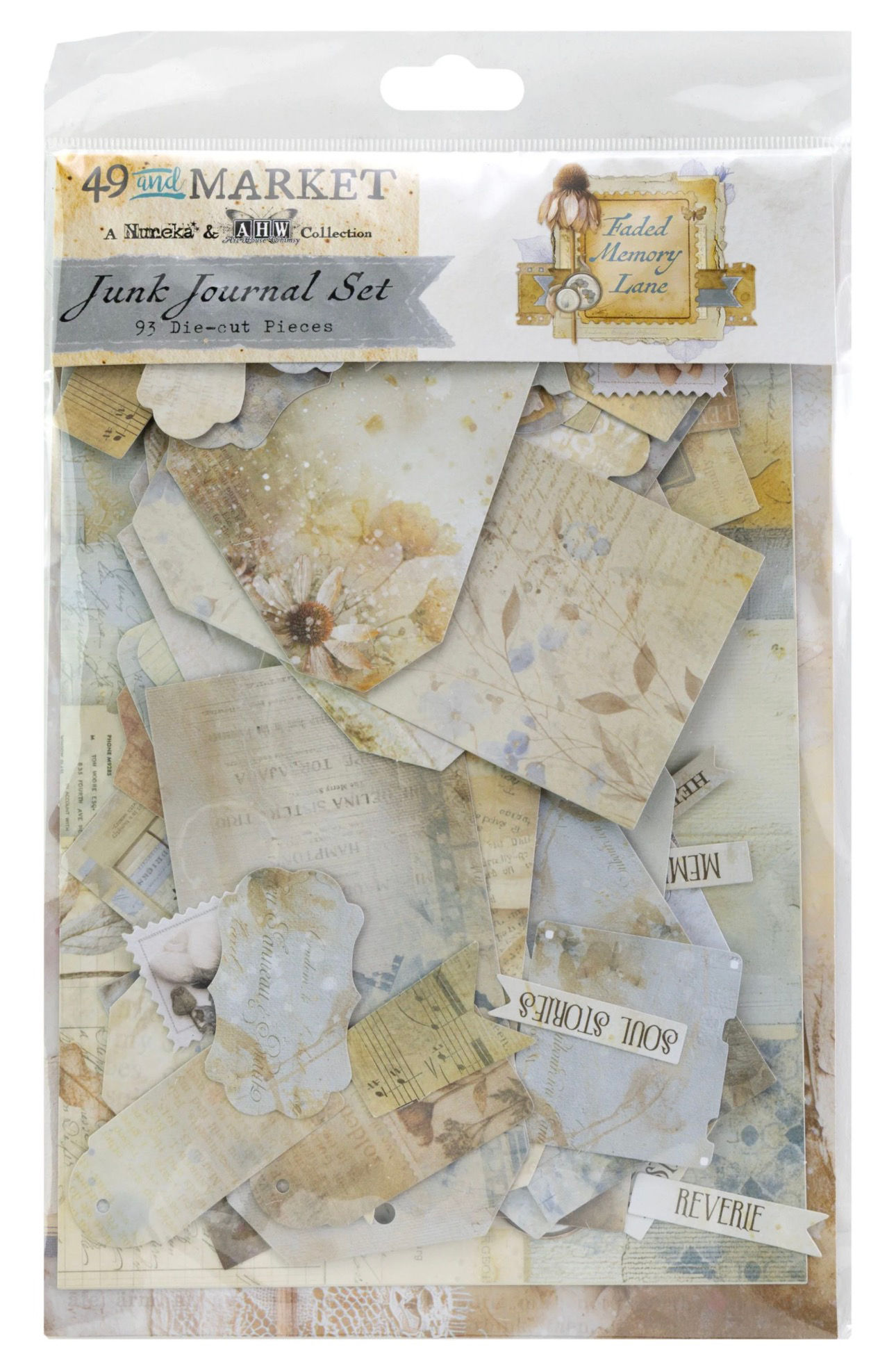 49 and Market Faded Memory Lane Junk Journal Set