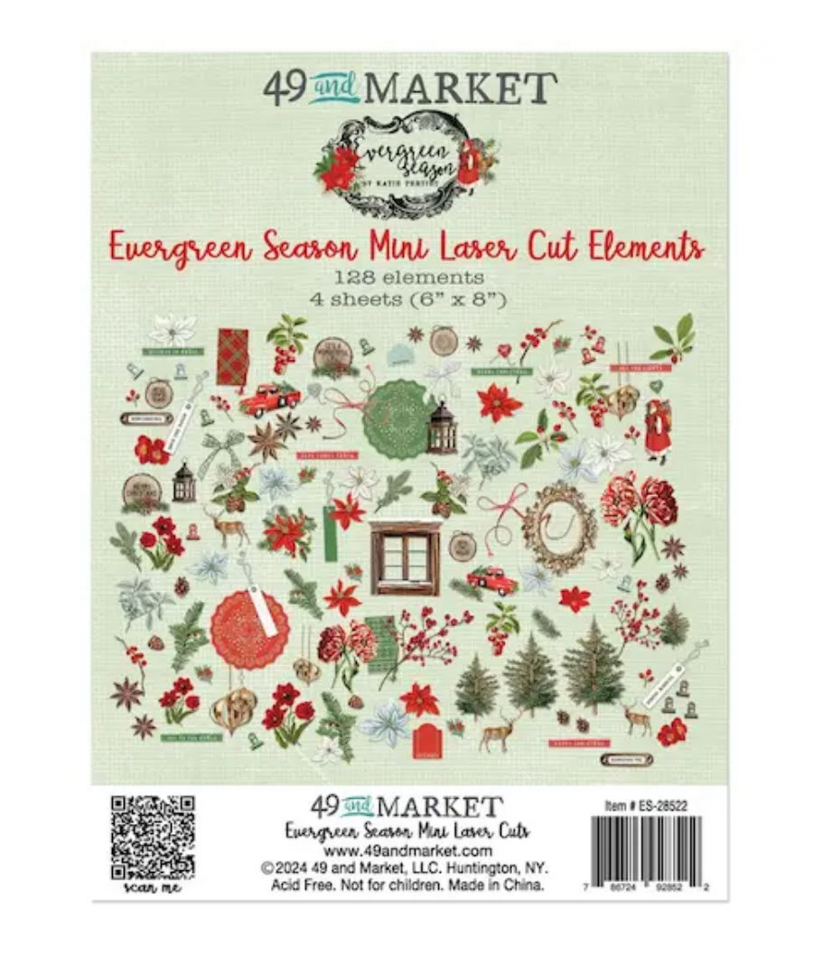 49 and Market Evergreen Season Mini Laser Cut Elements