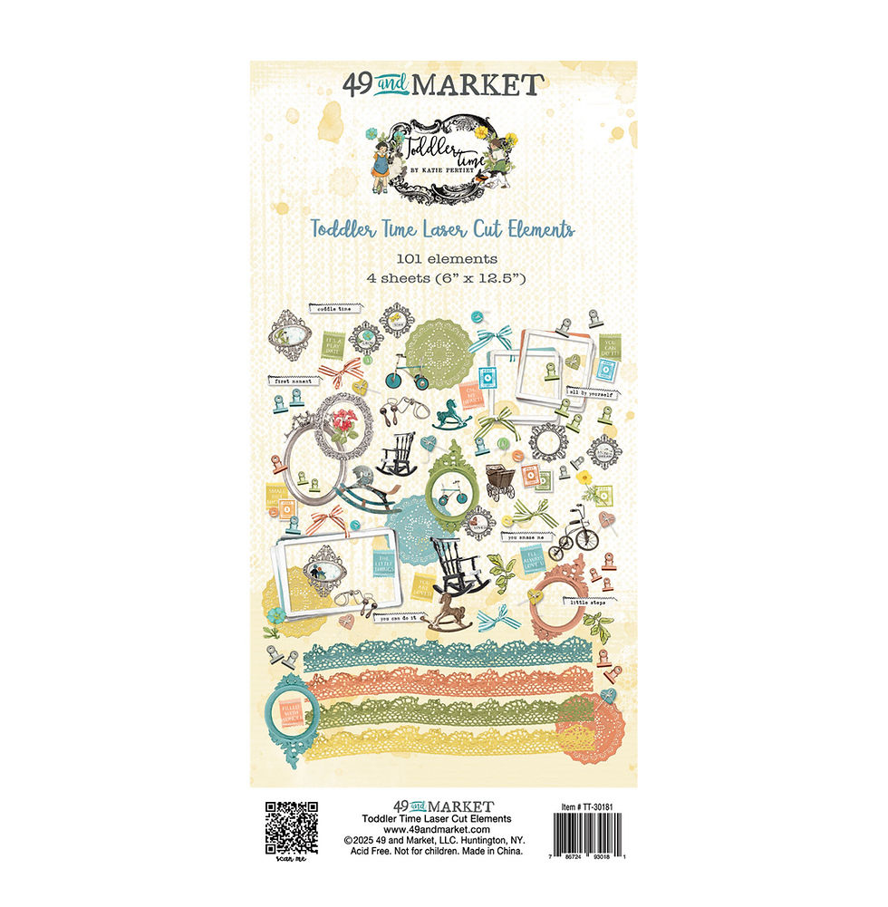 49 and Market Toddler Time Laser Cut Elements