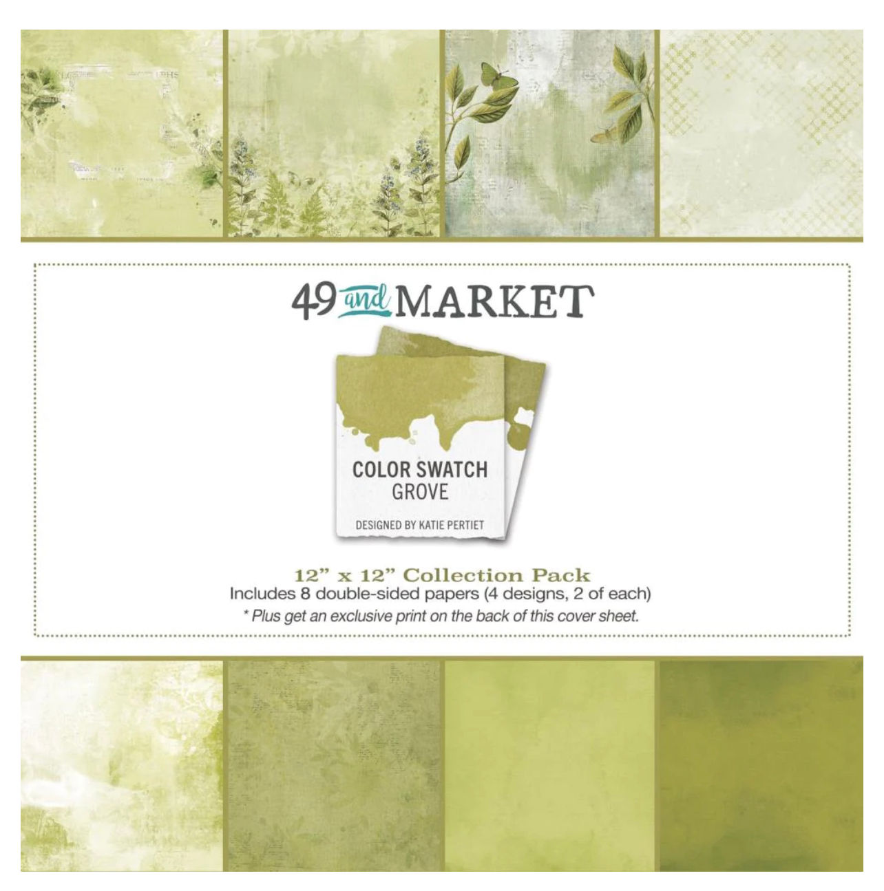 49 and Market Colour Swatch Grove 12x12 Collection Pack