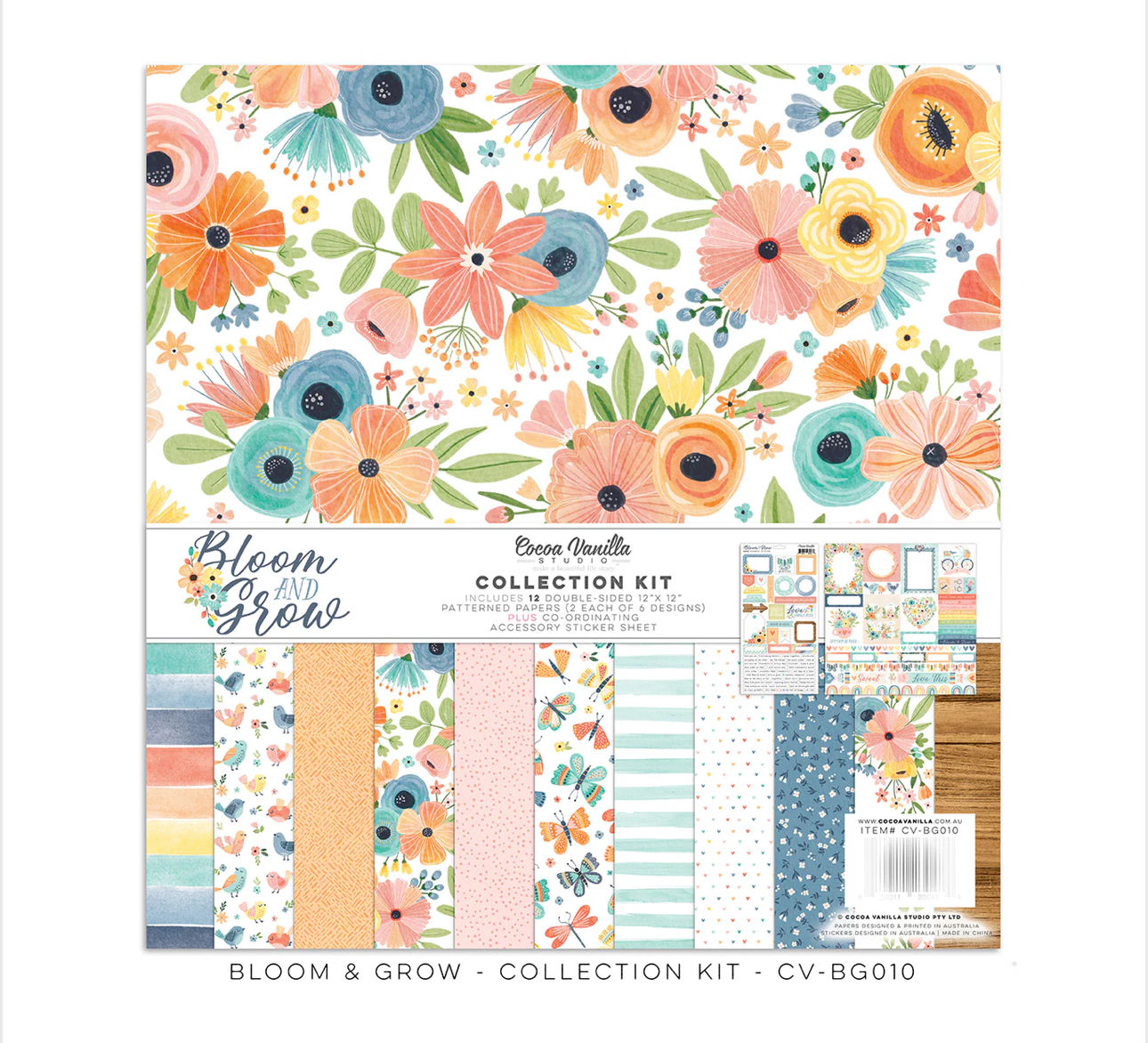 Cocoa Vanilla Studio Bloom and Grow 12 x 12 Collection Pack