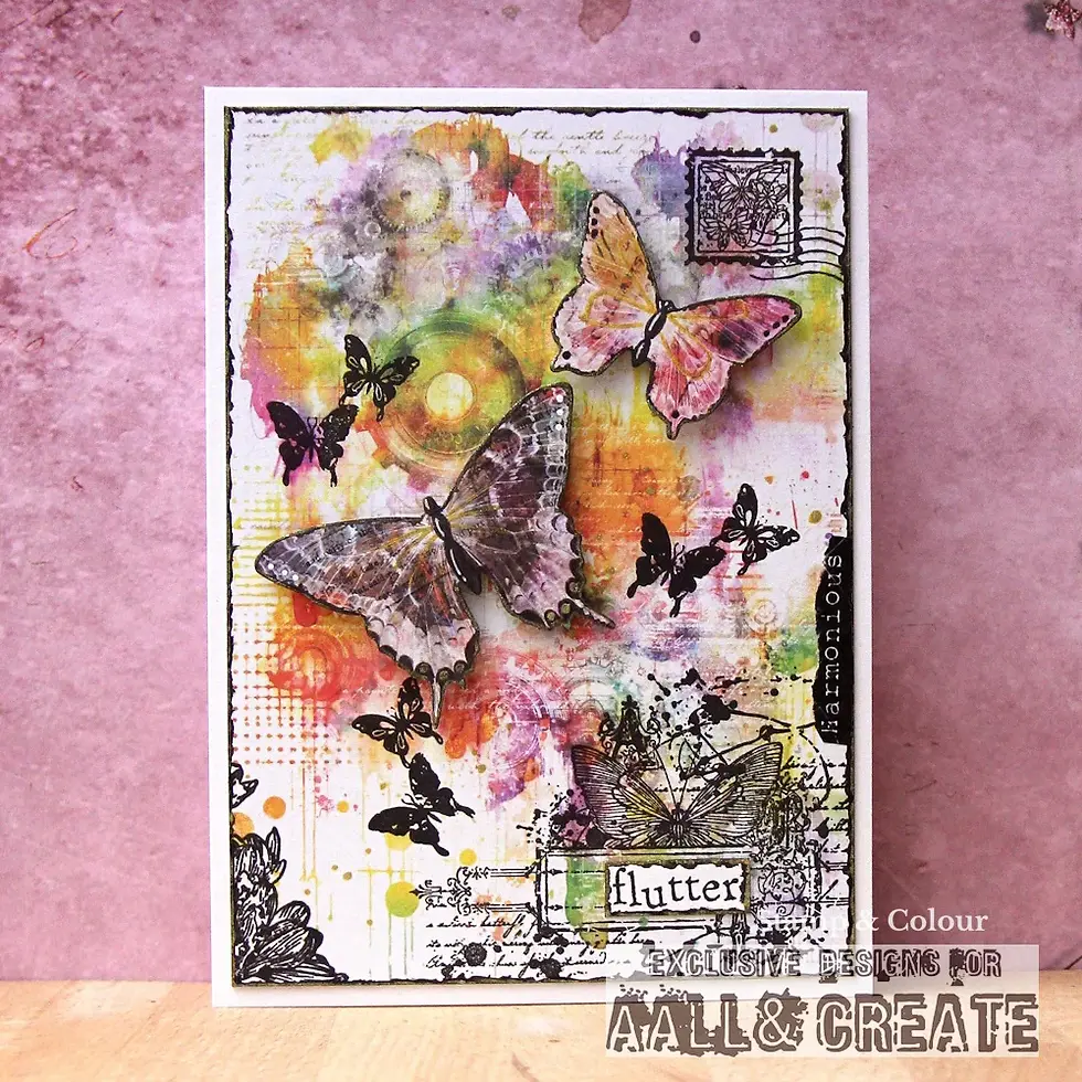 Thumbnail: Aall and Create #81 - Ephemera Die-Cuts - Luminous Flutter 