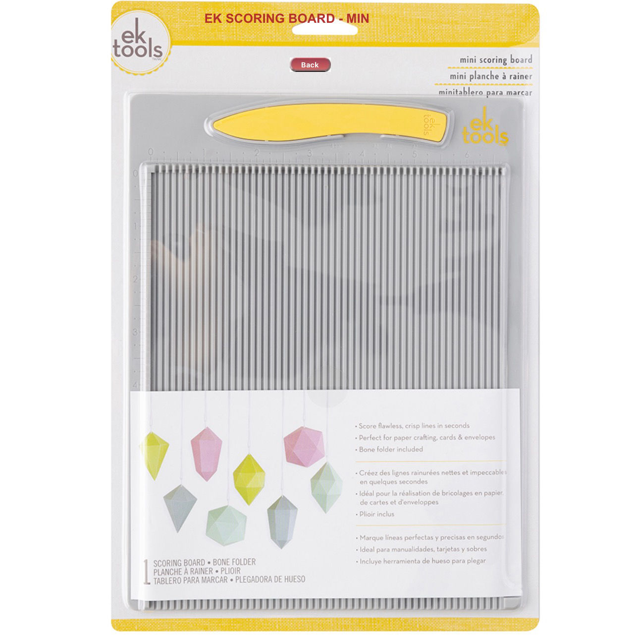EK Tools Mini Scoring Board With Bone Folder