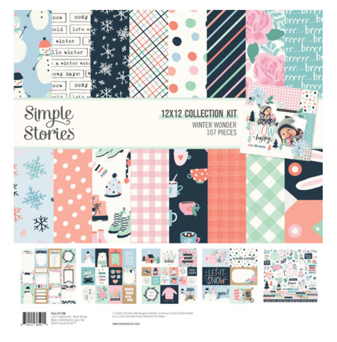 Simple Stories Winter Wonders Collection Kit