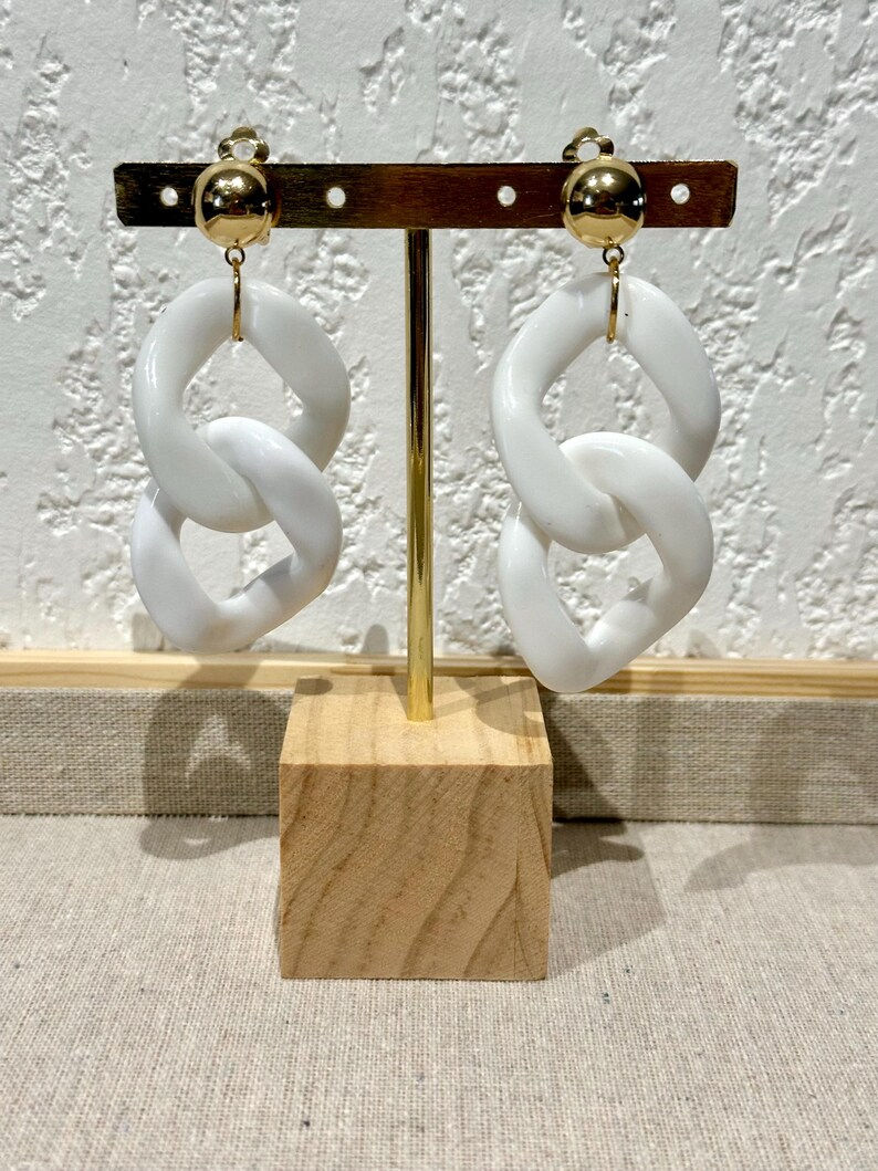 Miniature : Boucles d'oreilles clips Molly  xxl