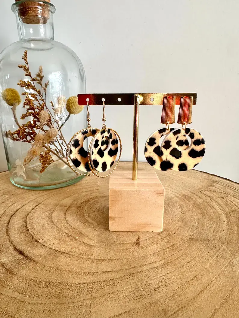 Miniature : Boucles d'oreilles Feline