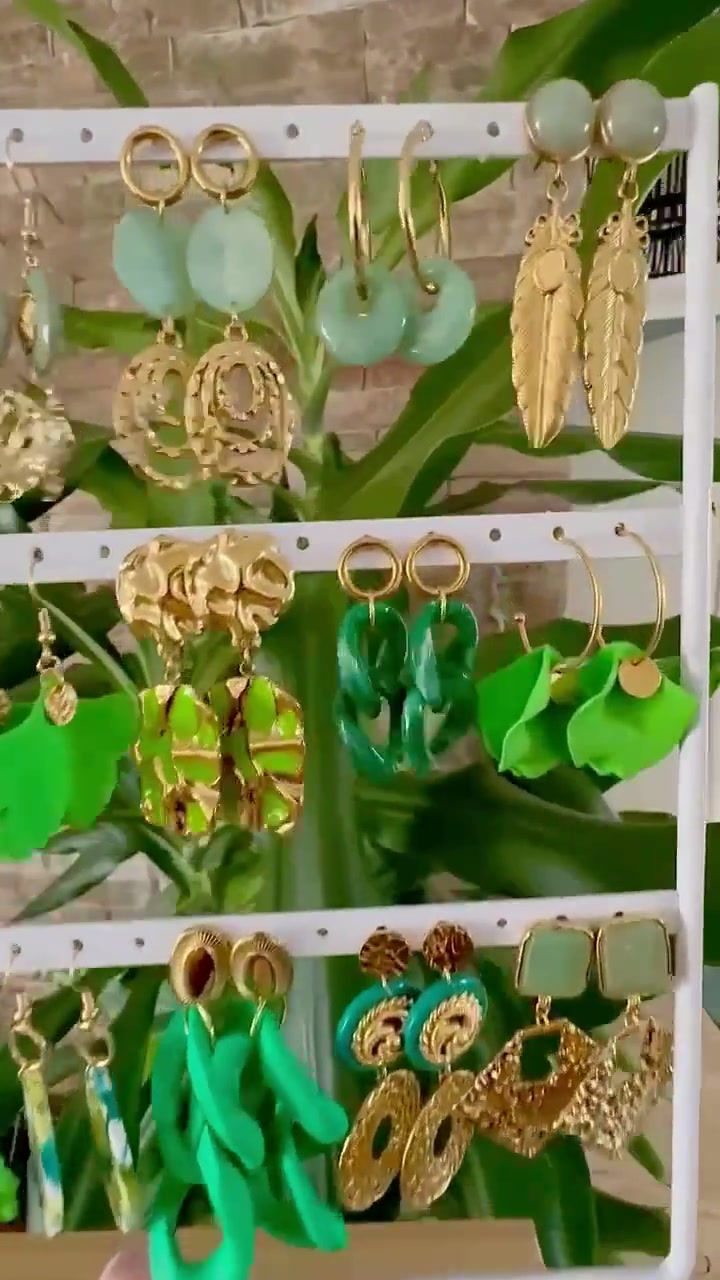 Miniature : Boucles d'oreilles Emeraude