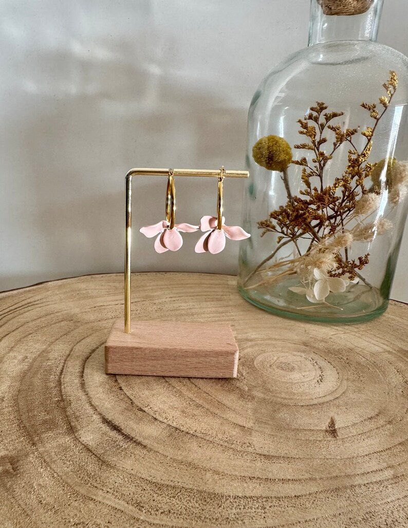 Miniature : Boucles d'oreilles Flora S