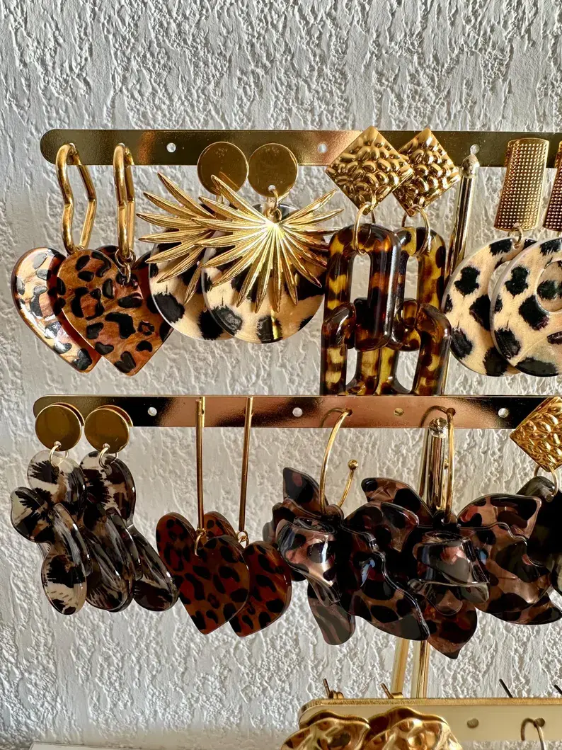 Miniature : Boucles d'oreilles Feline