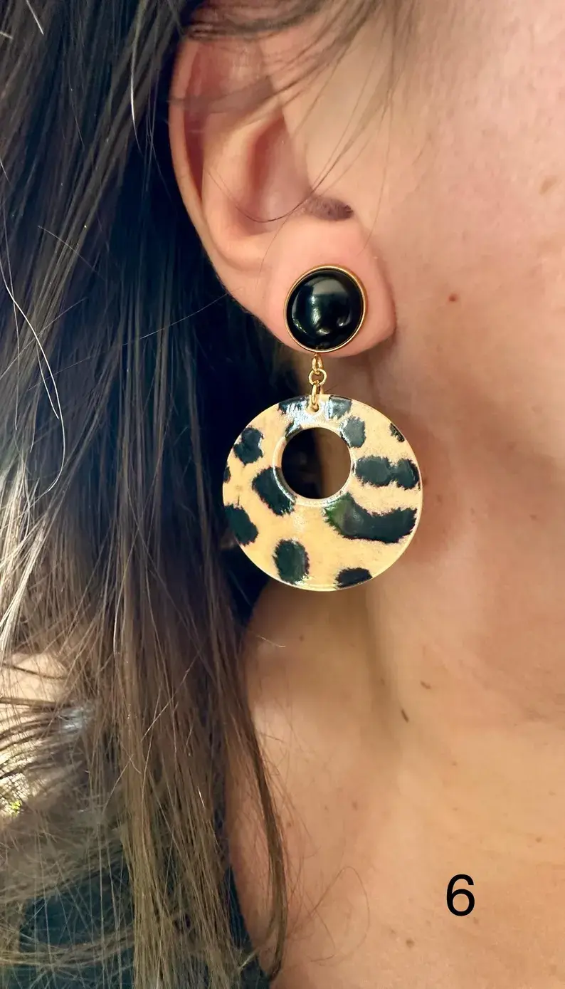 Miniature : Boucles d'oreilles Feline