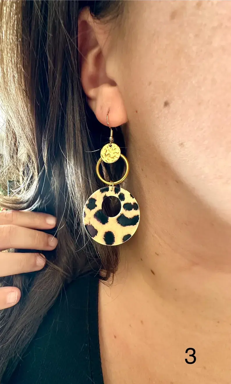 Miniature : Boucles d'oreilles Feline