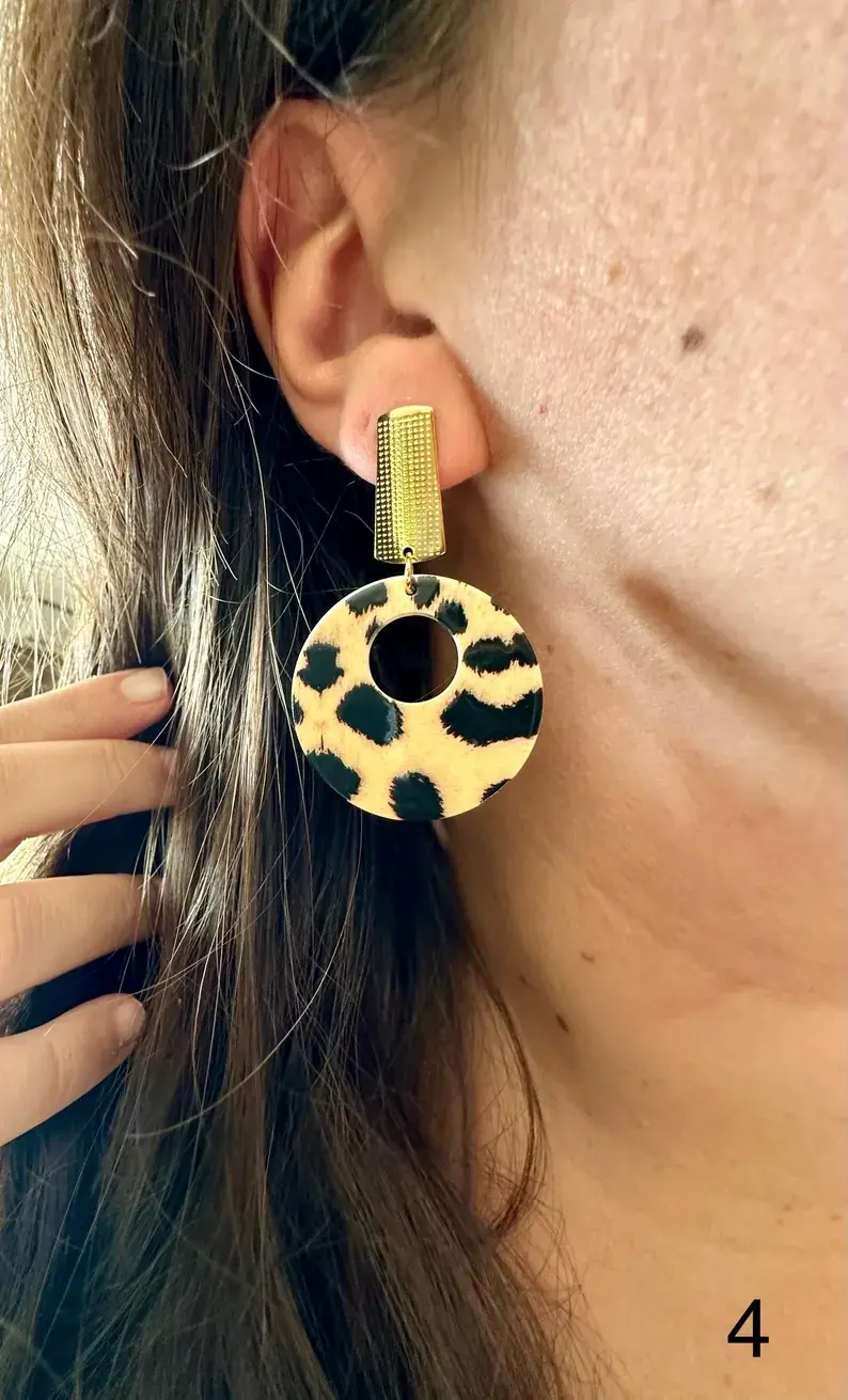 Miniature : Boucles d'oreilles Feline