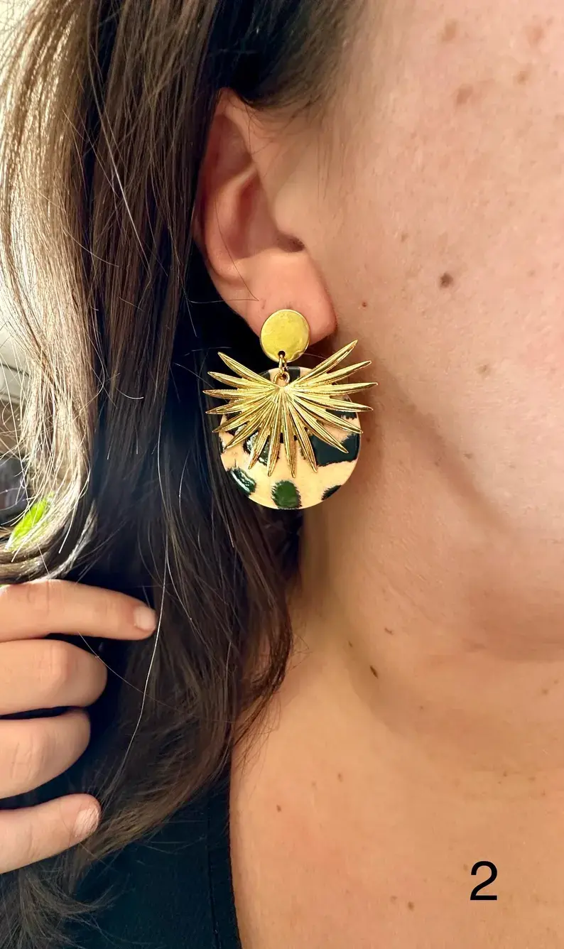 Miniature : Boucles d'oreilles Feline