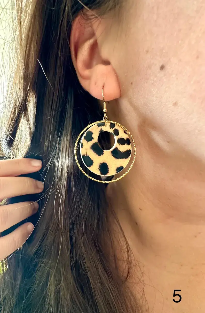 Miniature : Boucles d'oreilles Feline