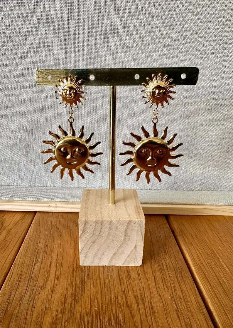 Miniature : Boucles d'oreilles soleil