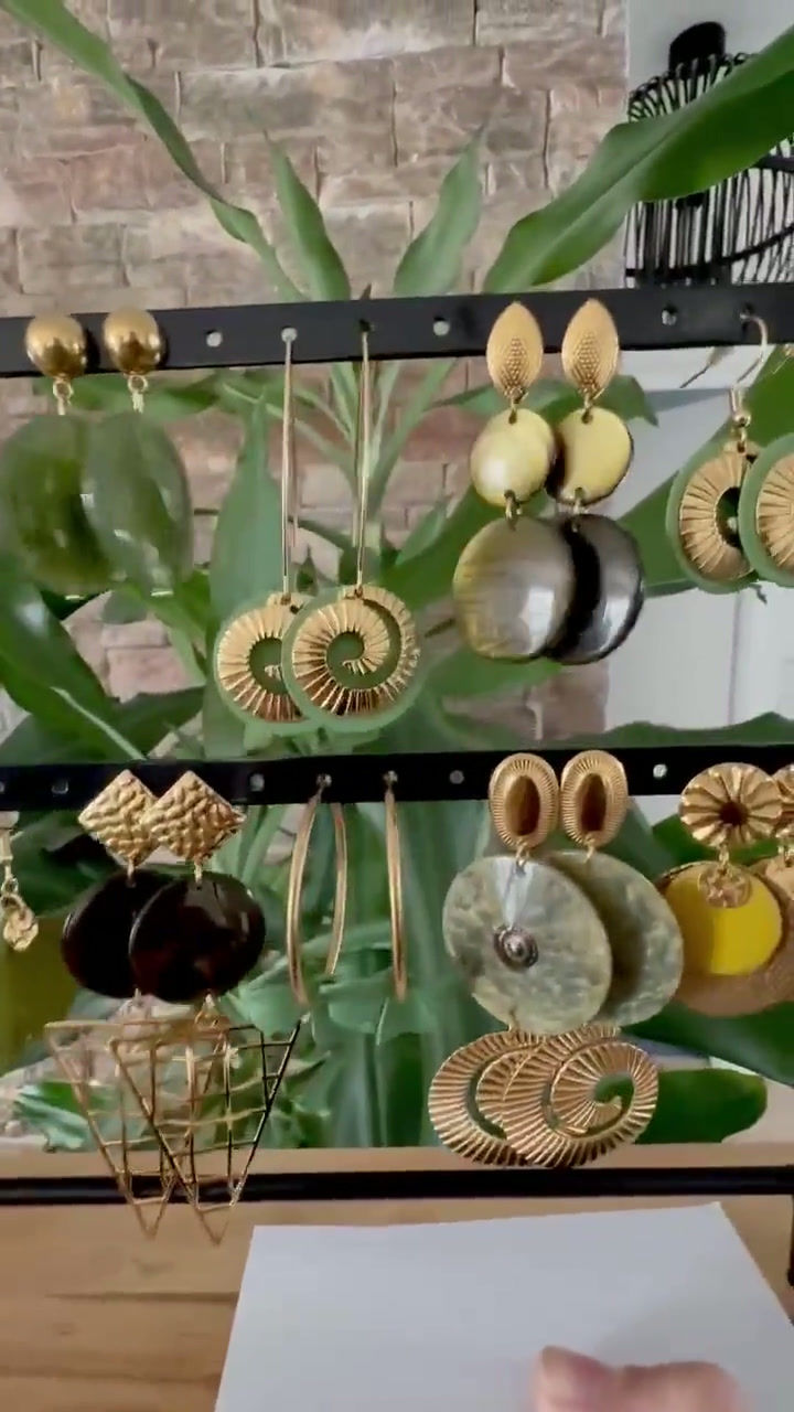 Miniature : Boucles d'oreilles Verdoyante