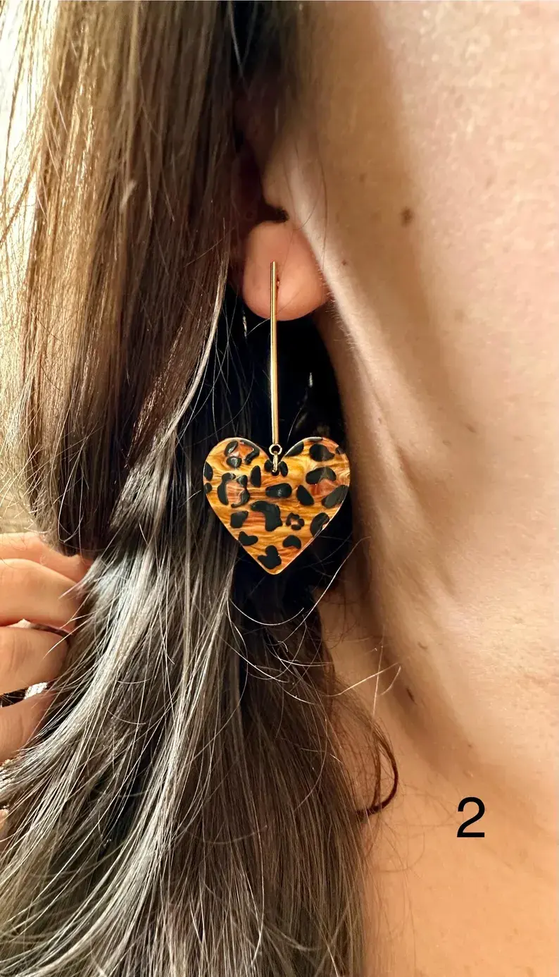 Miniature : Boucles d'oreilles Feline love