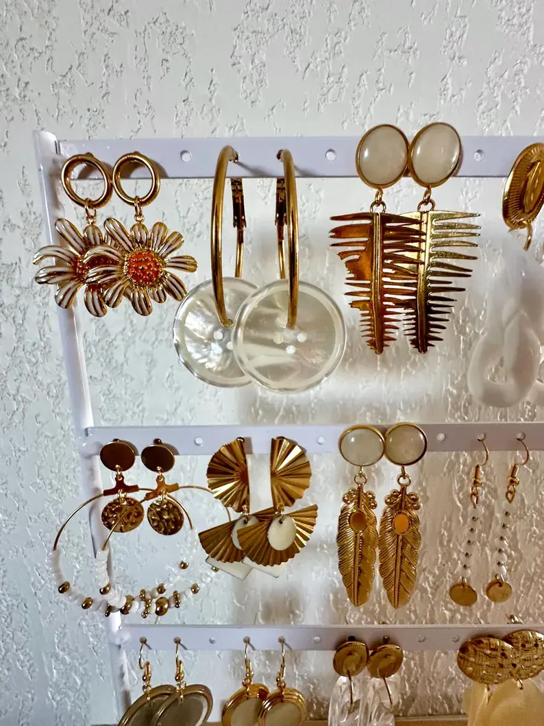 Miniature : Boucles d'oreilles Blanche