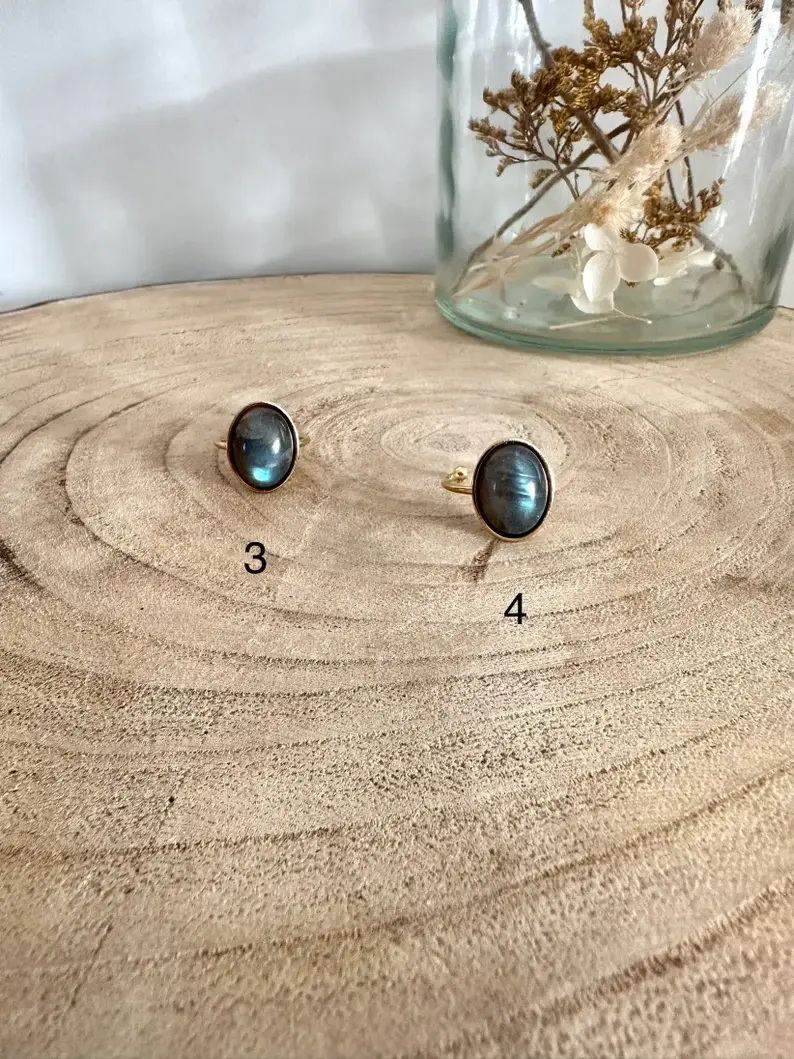 Miniature : Bague Labradorite