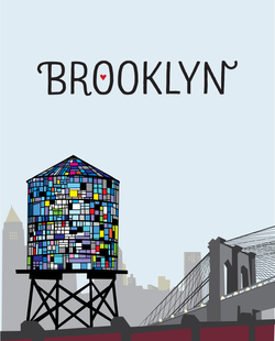Art Prints Water Tower 8x10-01