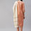 Thumbnail: Ziyaa Women's Peach Color Dyed Straight Kurta,Pant And Dupatta Set
