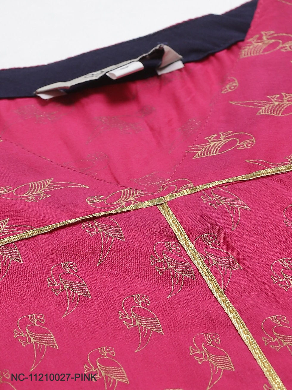 Thumbnail: Pink & Golden Quirky Print Anarkali