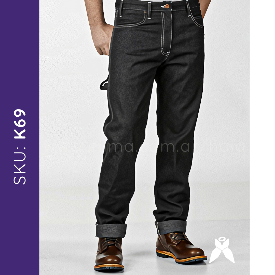 Pantalon de jean rigido recto carpintero K69 ELIMA