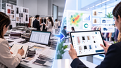 Fashion order management automation showing manual order processing transformed into a streamlined digital ordering workflow for fashion brands.