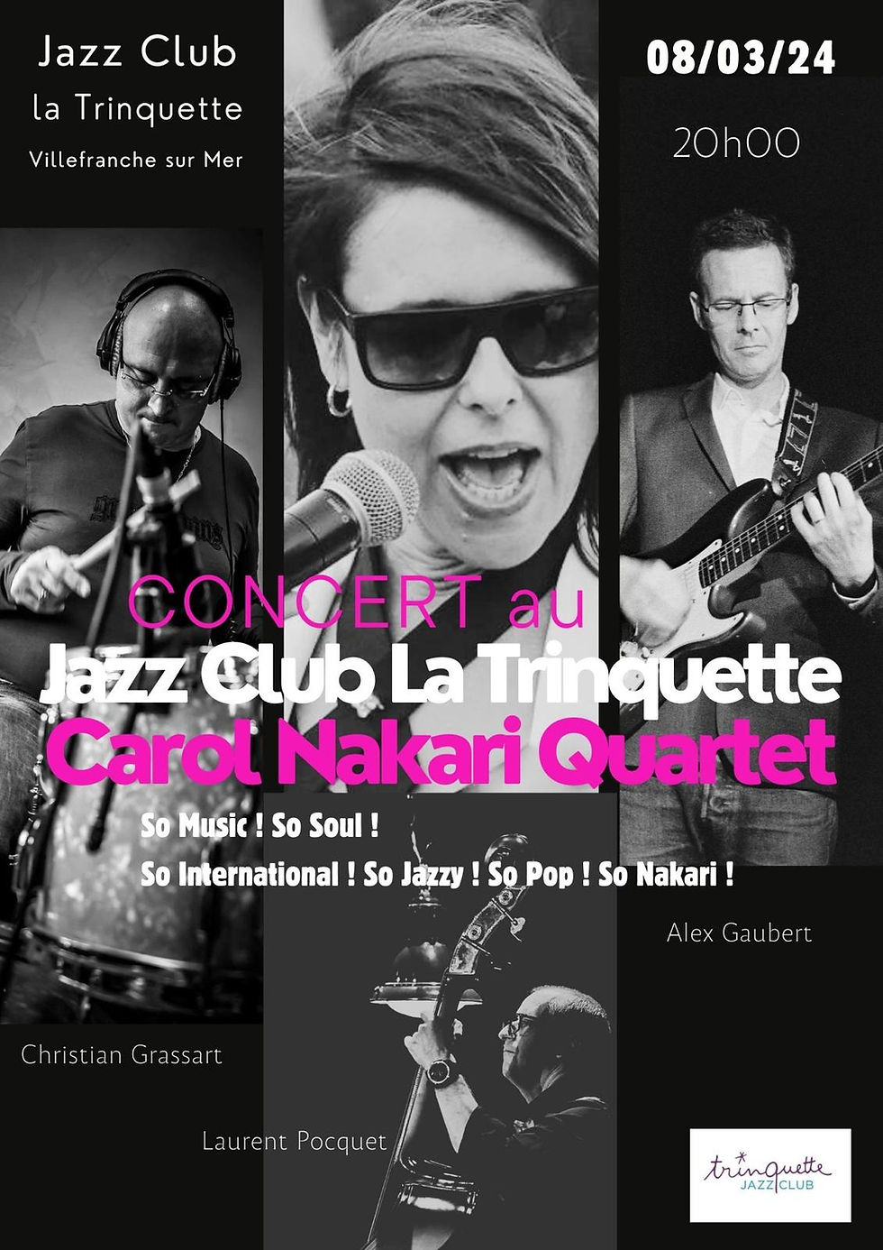 Jazz Club - Concert Carol Nakari Quartet