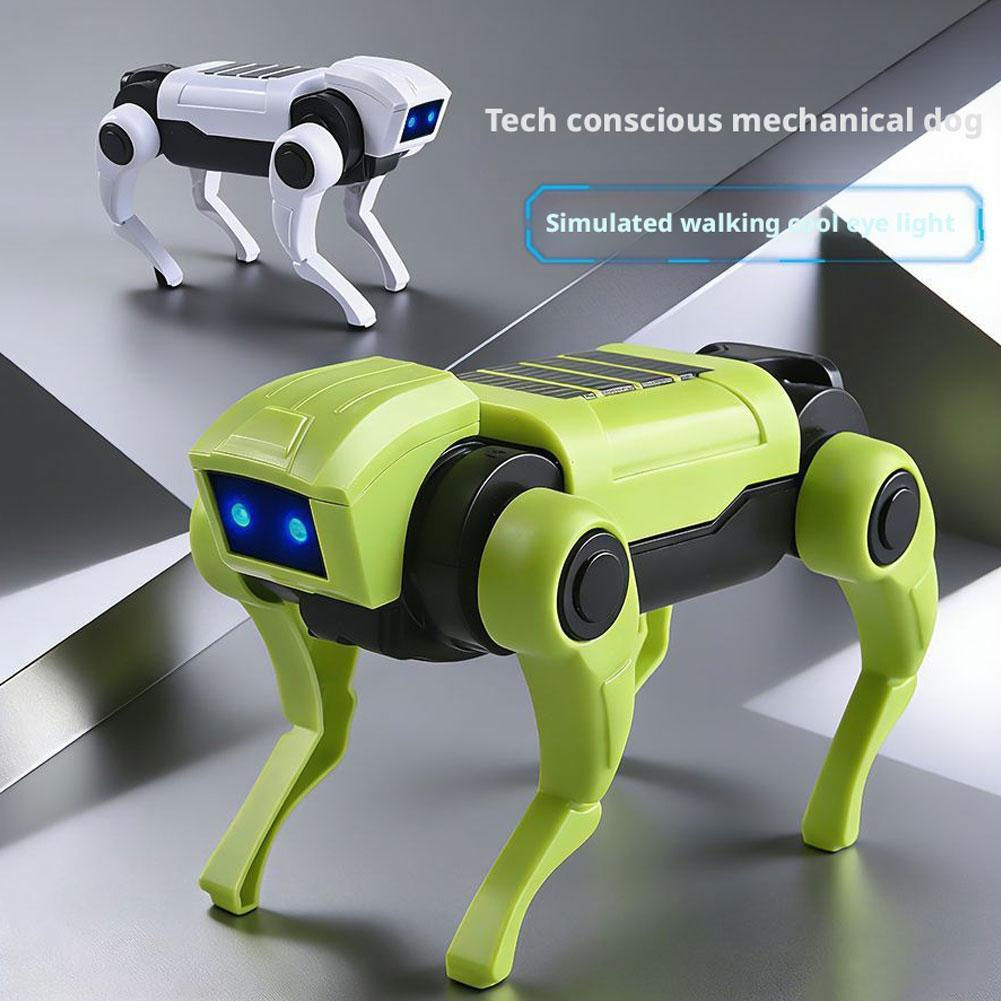 Brinquedo Mecânico de Robô Cachorro RC de Montar Tipo Cartoon - Ensino de Ciênci