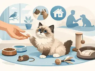 Miten ragdoll-pentu sosiaalistetaan kotona?