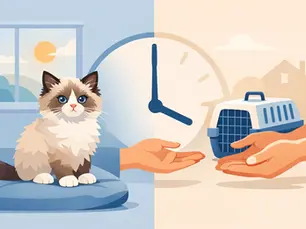 Milloin ragdoll-pentu luovutetaan turvallisesti?