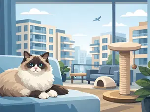Sopiiko ragdoll kerrostaloasuntoon hyvin?
