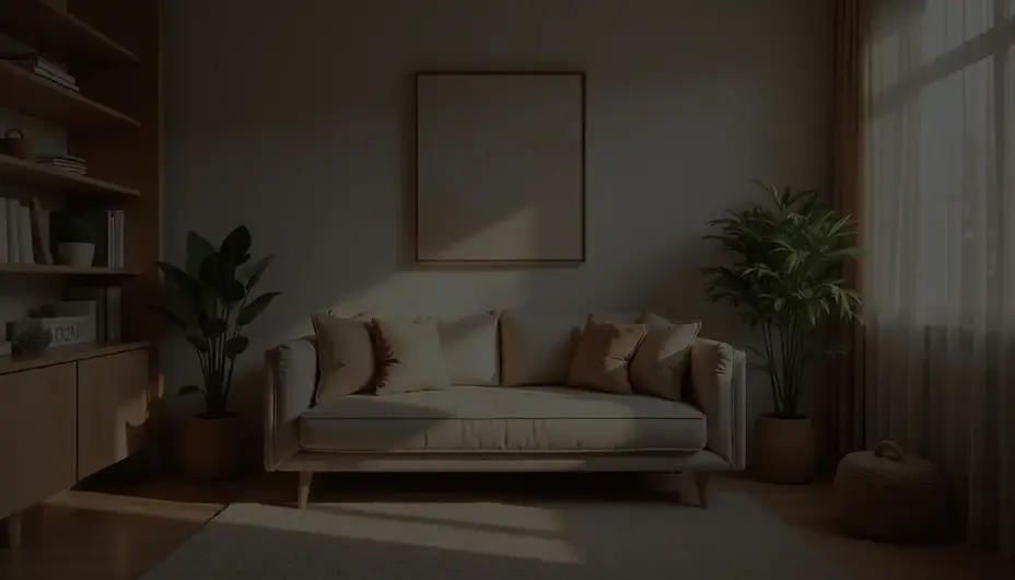 Calm therapy office with natural light at Real Talk Psychology in Houston
