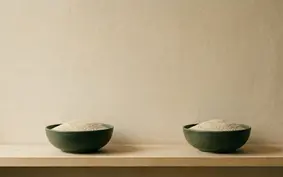 Two bowls of sand, representing Brainspotting and EMDR as two different containers.