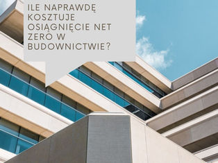 koszty net zero w budownictwie