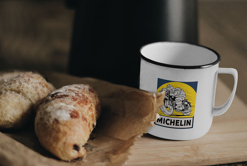 Thumbnail: Retro Michelin Man Ceramic Mug