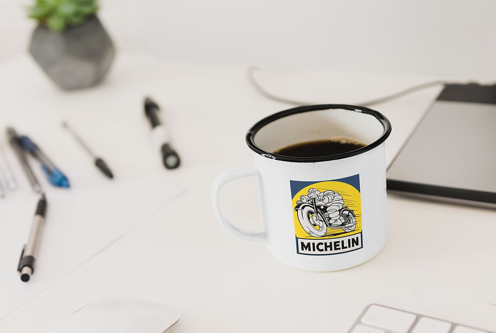 Thumbnail: Retro Michelin Man Ceramic Mug