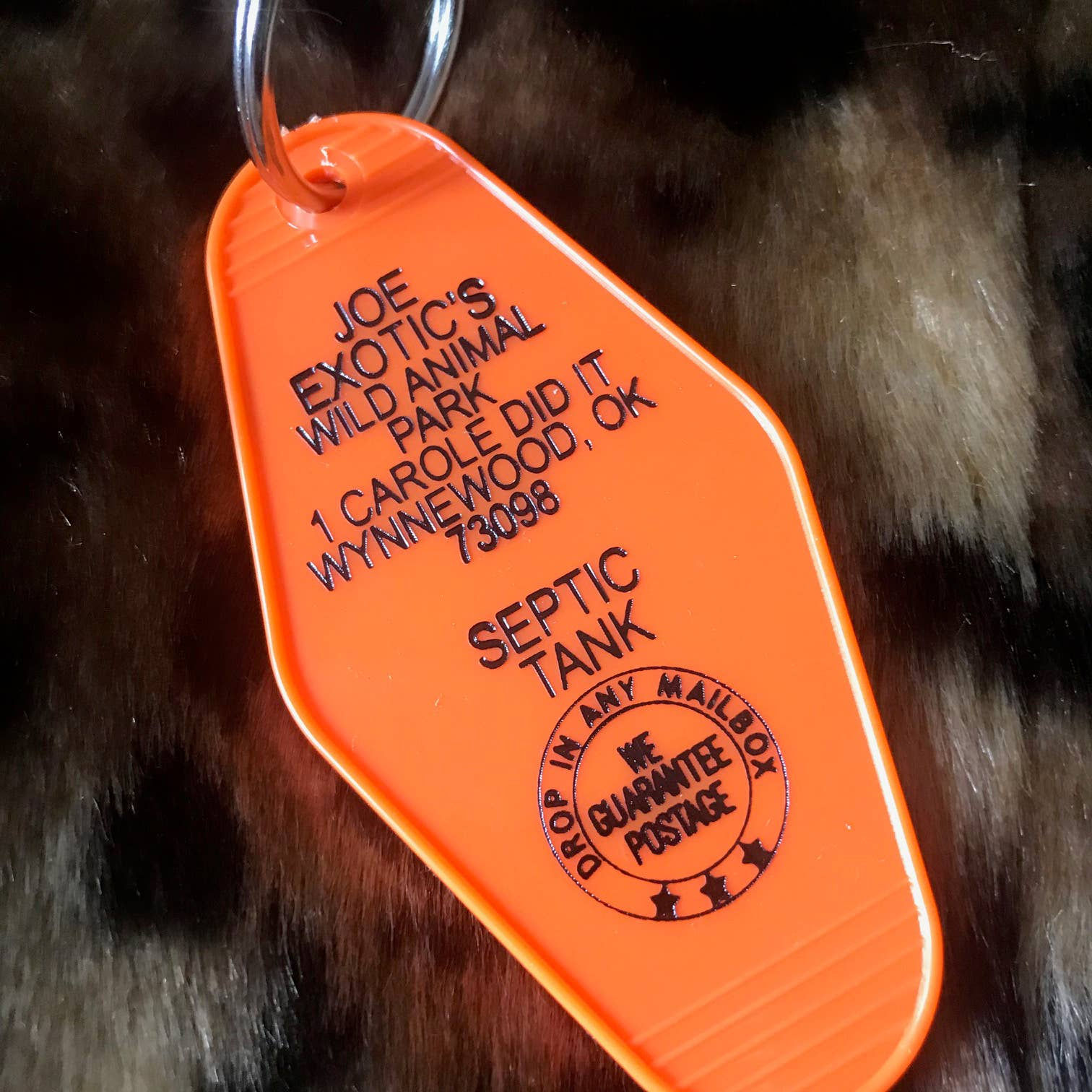 Joe Exotics - Wild Animal Park -  USA Hotel Style Keyring