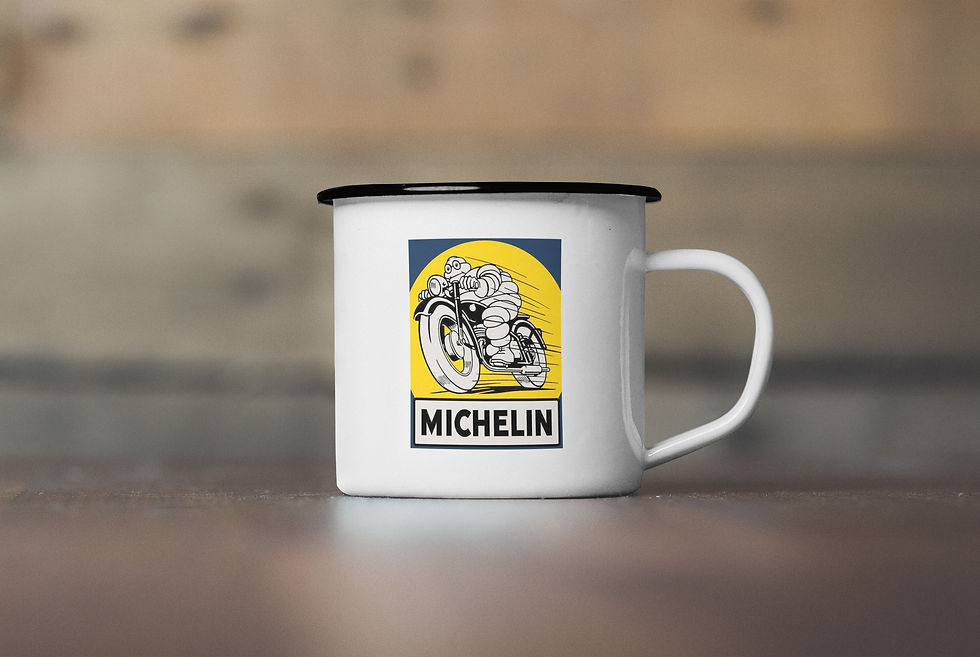 Thumbnail: Retro Michelin Man Ceramic Mug